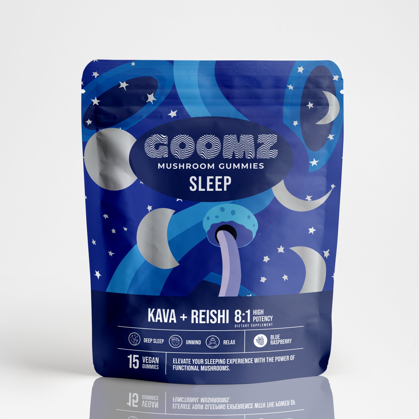 GOOMZ Functional Mushroom Sleep Gummies With Kava & Magnesium