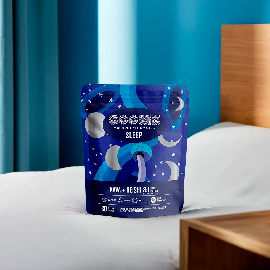 GOOMZ Functional Mushroom Sleep Gummies With Kava & Magnesium