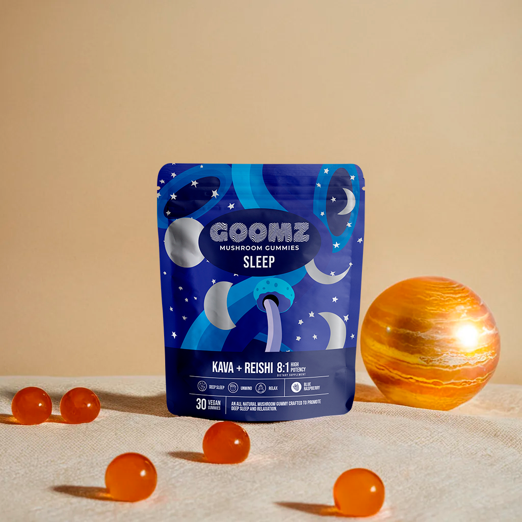 GOOMZ Functional Mushroom Sleep Gummies With Kava & Magnesium