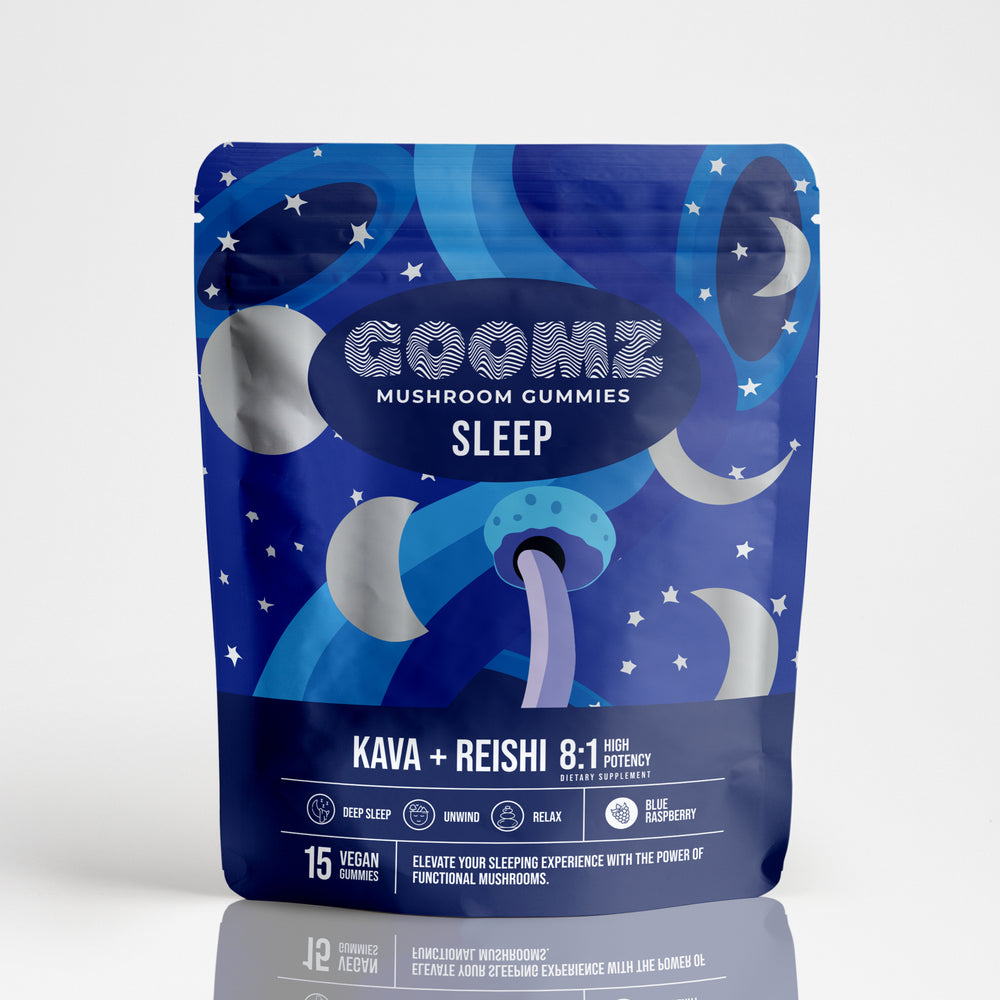 GOOMZ Functional Mushroom Sleep Gummies With Kava & Magnesium